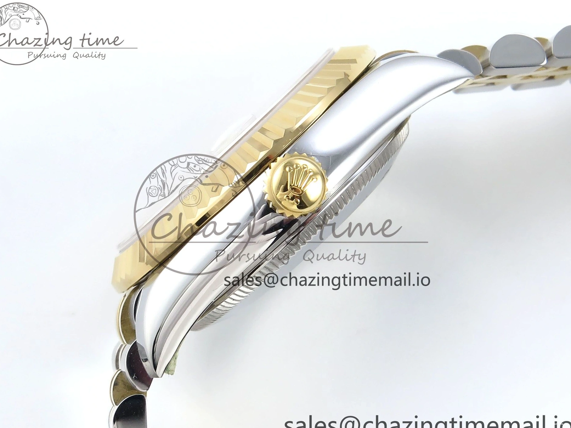 1221 DateJust 31 278273 ARF 1:1 Best Edition 904L Steel Green Roman Diamonds Dial on SS YG Jubilee Bracelet ETA Flexible 572